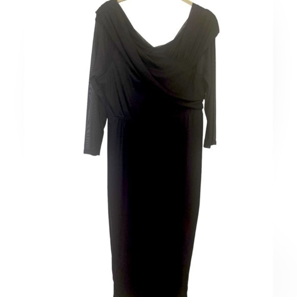 Lane Bryant Black Long Sleeve Dress